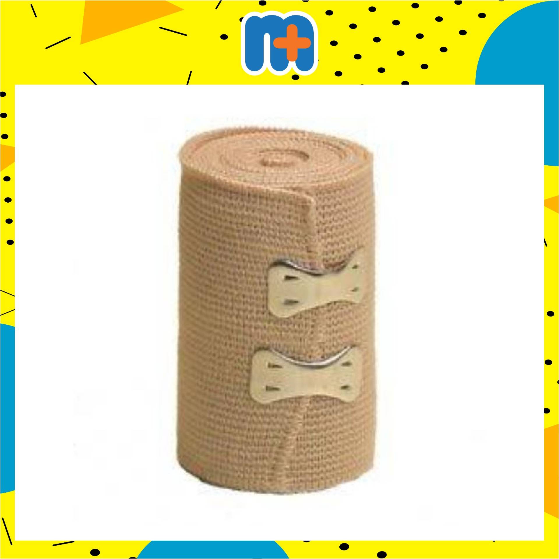 [MPLUS] Medic Bandage Brown Stretched (F) 5Cm X 4.5M
